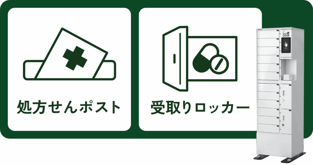 処方せんポスト/受取ロッカーアイコンイメージ